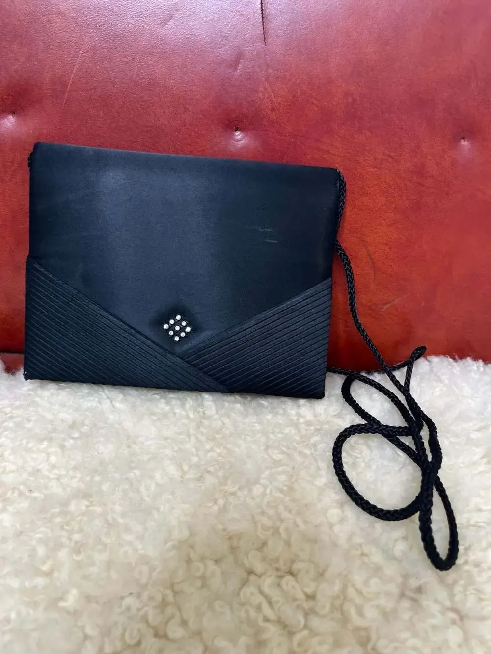 Unbranded black satin